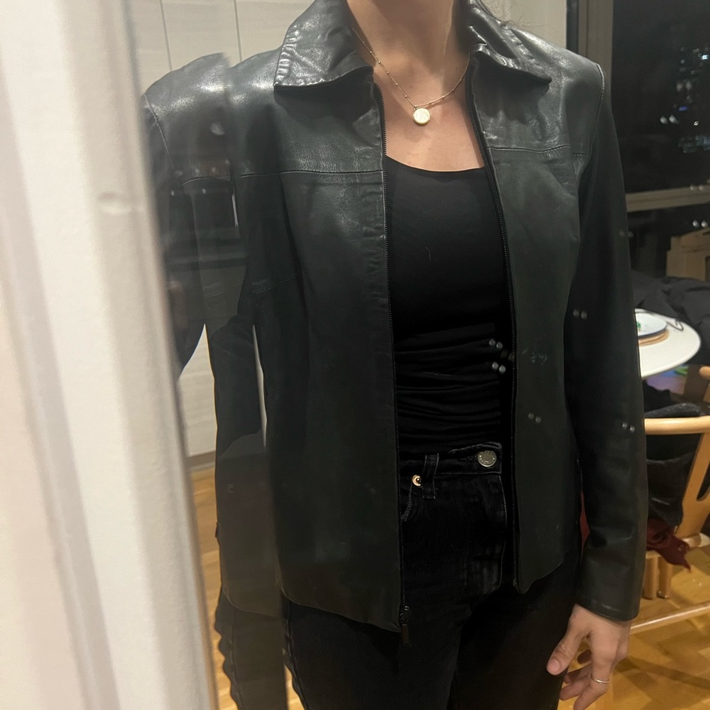 Soft leather jacket - Picture 2 of 4